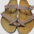 Birkenstock Unisex Sandals Mayari Mocca Casual Synthetic - UK 5.5 Fashion