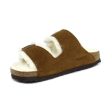 Birkenstock Unisex Sandals Arizona Shearling Casual Buckles Suede Leather - UK 5.5 Hot on Sale