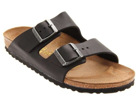 Birkenstock Arizona Black Mens Leather Slip On Open Back Sandals - UK 11 Hot on Sale