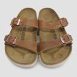 Birkenstock Sierra CT 1022217 Ginger Brown Waxy Leather Unisex Sandals - UK 3.5 Fashion