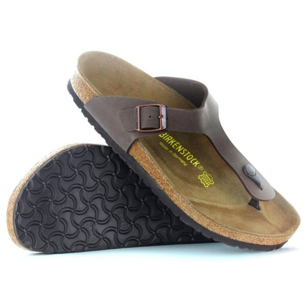 Birkenstock Unisex Sandals Gizeh BS Buckle Toe-Post Open-Back Birko-Flor - UK 5 Fashion