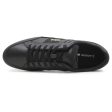 Chaymon BL Leather Synthetic Men s Low Top Trainers For Discount