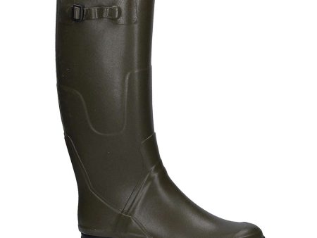 Aigle Womens Boots Benyl M Casual Pull-On Wellington Calf Length Rubber - UK 4 For Cheap