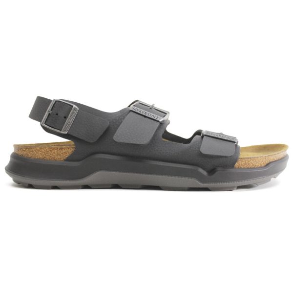 Birkenstock Milano CT 1013753 Birko-Flor Mens Sandals - Desert Soil Black Online Sale