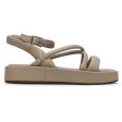 Alda Cross Leather Women s Slingback Sandals Discount