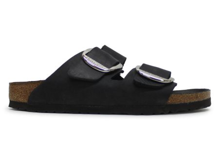 Birkenstock Arizona Big Buckle 1011075 Black Oiled Leather Unisex Sandal - UK 7.5 For Cheap