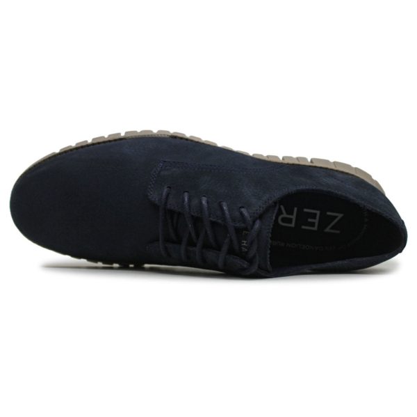 Zerogrand Remastered Plain Toe Nubuck Men s Derby Shoes on Sale