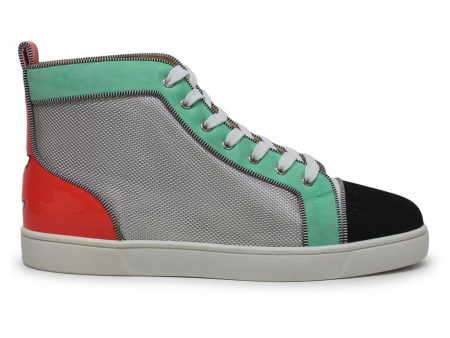 Christian Louboutin Varsilouis 2019 Court Leather Textile Men s Trainers Online Sale