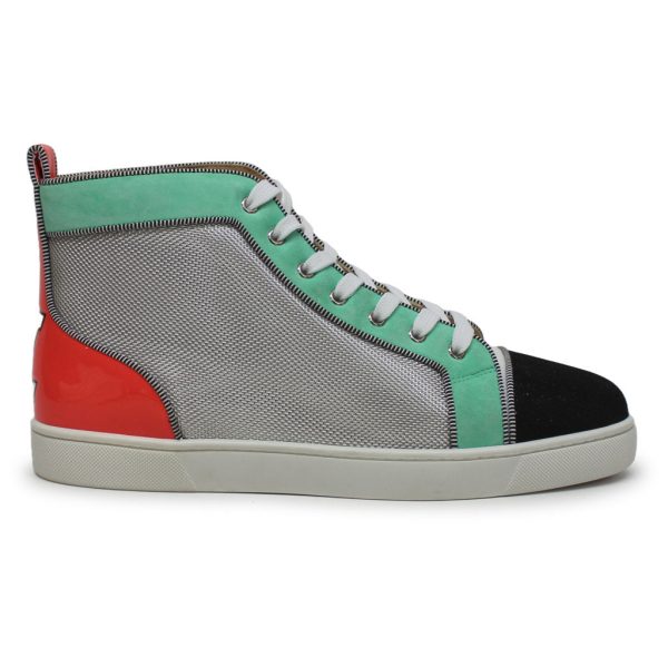 Christian Louboutin Varsilouis 2019 Court Leather Textile Men s Trainers Online Sale