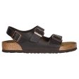 Birkenstock Unisex Sandals Milano BS Casual Buckles Slingbacks Oiled Nubuck - UK 5 Online