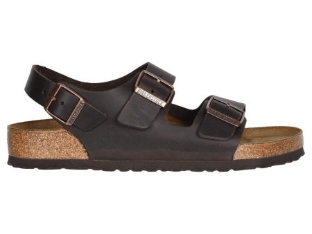 Birkenstock Unisex Sandals Milano BS Casual Buckles Slingbacks Oiled Nubuck - UK 5 Online