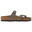 Birkenstock Mayari Stone Womens Birko-Flor Open Back Strapped Sandals - UK 7 For Discount