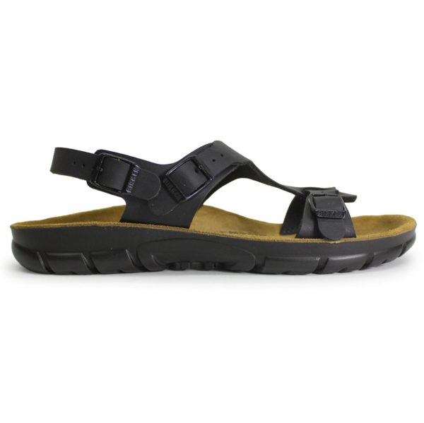 Birkenstock Saragossa 0500863 Unisex Birko-Flor Sandals Black - UK 8 Fashion