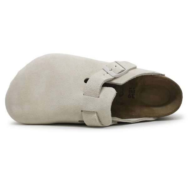 Birkenstock Unisex Sandals Boston BS Casual Slip-On Buckle Clogs Suede - UK 4.5 on Sale