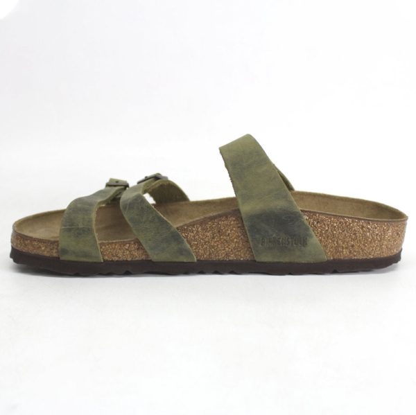 Birkenstock Franca Vegan Synthetic Womens Sandals -  Green - UK 7 - US 9 Women   7 Men - EU 40 Online Sale