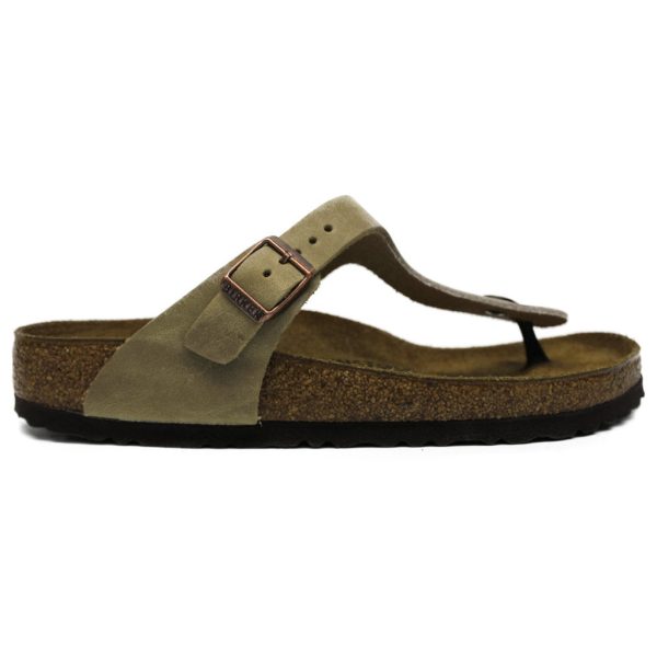 Birkenstock Unisex Sandals Gizeh Casual Slip-On Buckle Toe-Post Oiled Nubuck - UK 5 Online Hot Sale