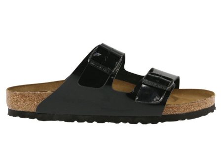 Birkenstock Arizona Patent Black Birko-Flor Womens Sandals - UK 7 For Sale