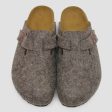 Birkenstock Unisex Sandals Boston Open-Back Slip-On Clogs Wool Felt - UK 7 Supply