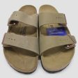 Birkenstock Unisex Sandals Arizona BS. Casual Buckles Straps Slides Nubuck - UK 5 Sale