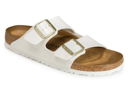 Arizona BS Birko-Flor Patent Unisex Slides Sandals For Sale