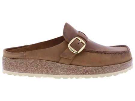 Birkenstock Unisex Sandals Buckley Casual Buckle Slip-On Oiled Leather - UK 7 For Cheap