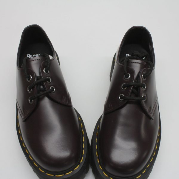 1461 Quad Polished Smooth leather Unisex Lace Up Shoes - UK 5 - US 7 Women   6 Men - EU 38 For Sale