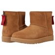 Classic Mini Logo Zip Sheepskin Women s Winter Boots Sale