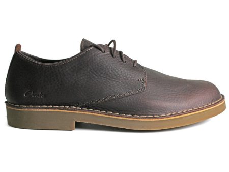 Clarks Mens Shoes Desert London Evo Lace Up Low Profile Leather - UK 10.5 Hot on Sale