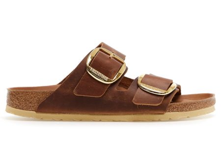 Birkenstock Unisex Sandals Arizona Big Buckle Casual Slip-On Oiled Leather - UK 5 on Sale