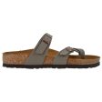 Birkenstock Mayari Stone Womens Birko-Flor Open Back Strapped Sandals - UK 5.5 on Sale