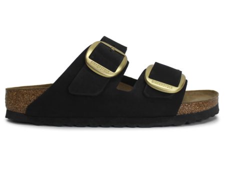 Arizona Big Buckle Nubuck Leather Unisex Slides Sandals Online