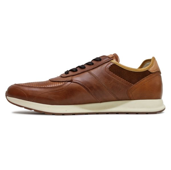 Cambil Leather Men s  Low Top Trainers Sale