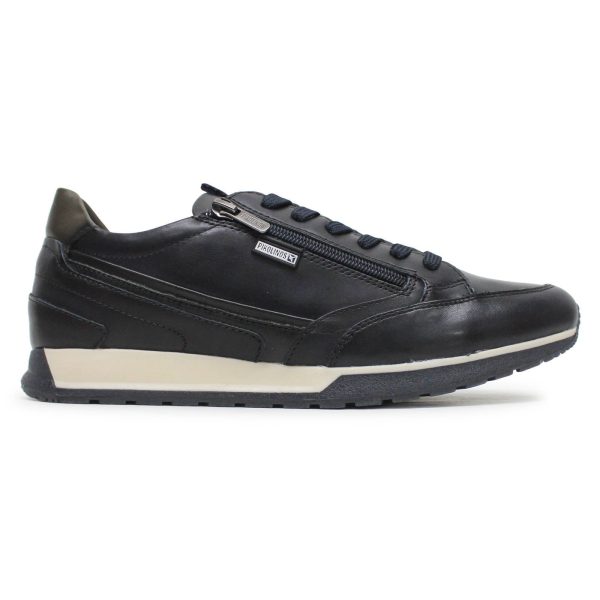 Cambil M5N-6237 Leather Men s Low Top Trainers Cheap