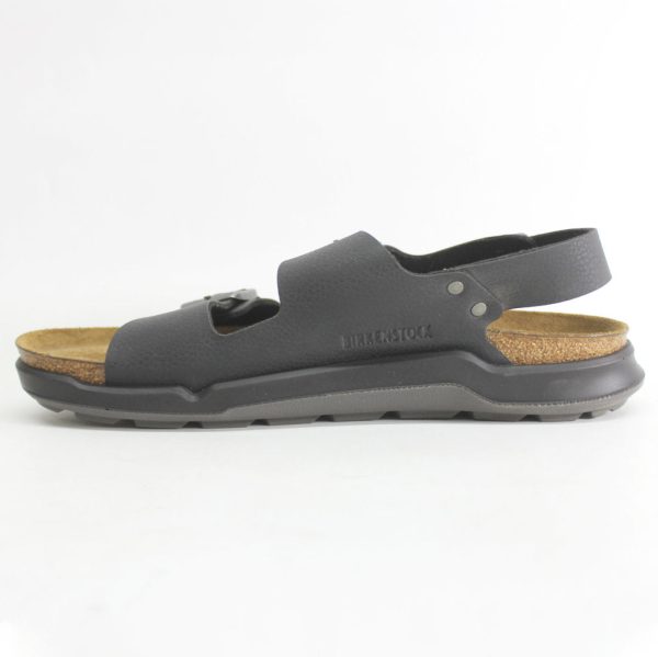 Birkenstock Milano CT 1013753 Birko-Flor Mens Sandals - Desert Soil Black Online Sale