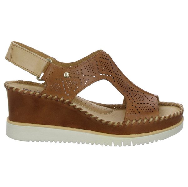 Aguadulce Perforated Leather Women s Wedge Sandals Online now