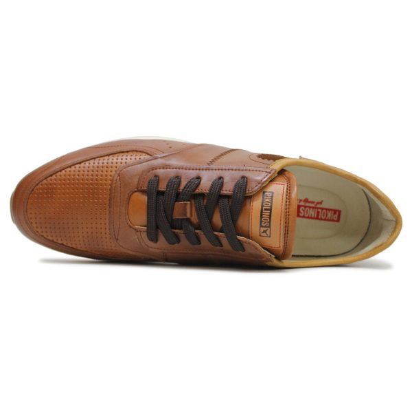 Cambil Leather Men s  Low Top Trainers Sale