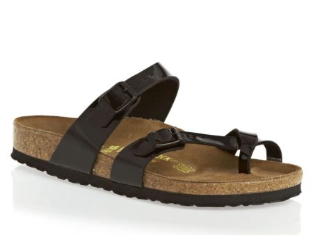 Birkenstock Mayari Patent Black Synthetic Womens Sandals - UK 8 Cheap