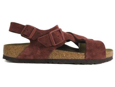 Birkenstock Tulum Soft Footbed Suede Unisex Sandals - Chocolate Hot on Sale