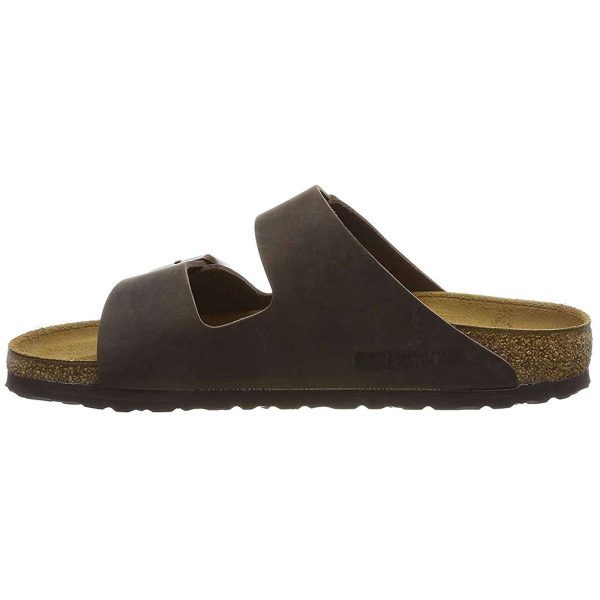 Birkenstock Unisex Sandals Arizona BS N Casual Buckles Slides Waxy Leather - UK 7 For Sale