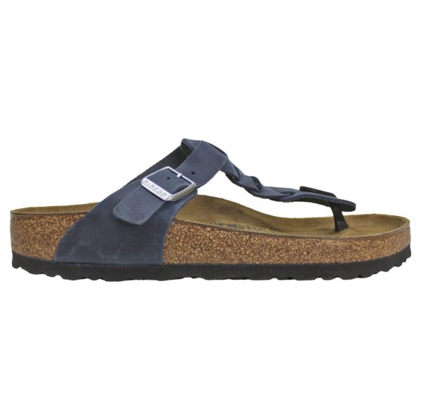 Birkenstock Gizeh Braided 1020992 Waxy Leather Unisex Sandals Online