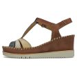 Aguadulce Leather Women s Wedge Sandals Cheap