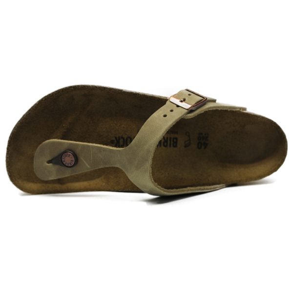 Birkenstock Unisex Sandals Gizeh Casual Slip-On Buckle Toe-Post Oiled Nubuck - UK 5 Online Hot Sale