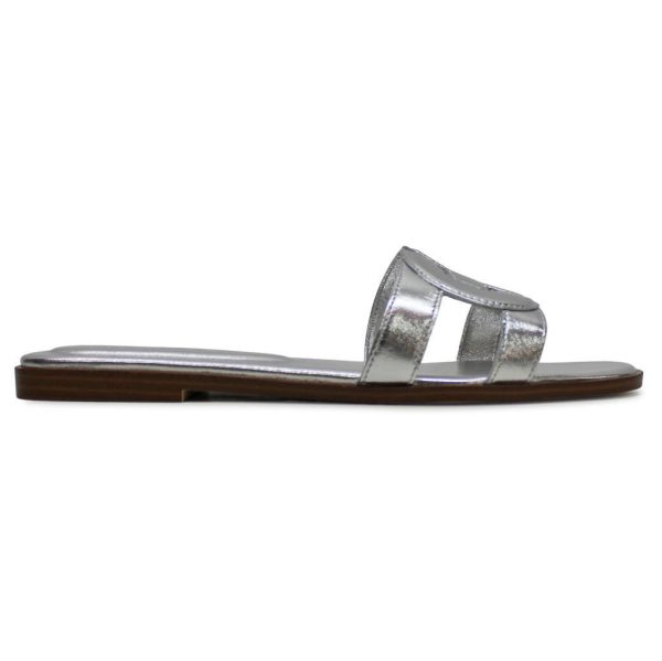 Chrisee Leather Women s Slides Sandals Hot on Sale