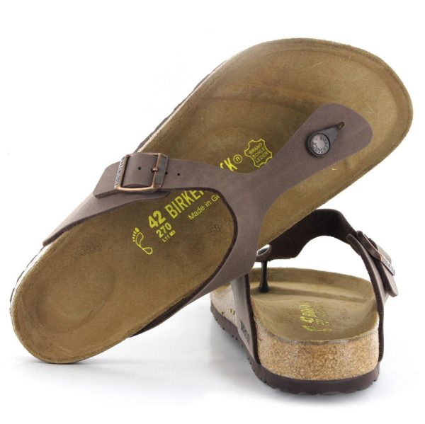 Birkenstock Unisex Sandals Gizeh BS Buckle Toe-Post Open-Back Birko-Flor - UK 10.5 Online Hot Sale