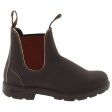 Blundstone 500 Stout Brown Unisex Leather Slip-On Chelsea Ankle Boots - UK 6.5 Online Sale