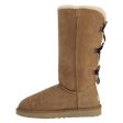 Bailey Bow II Water Resistant Suede Sheepskin Women s Tall Winter Boots For Cheap