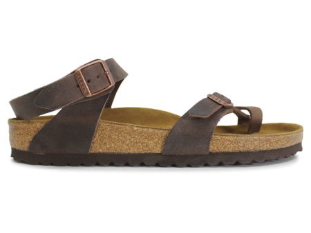 Birkenstock Unisex Sandals Yara Ankle Strap Toe-Post Oiled Nubuck - UK 7 Online Sale