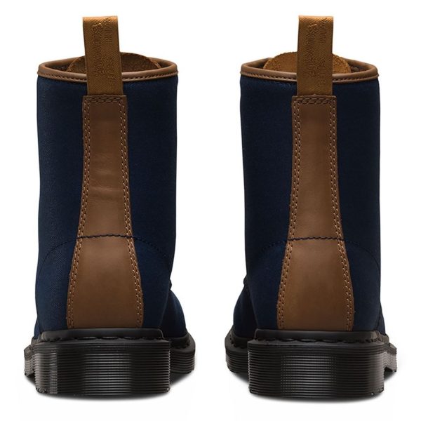 Waxy New Laredo Canvas Leather Men s Biker Boots on Sale