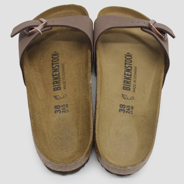 Birkenstock Madrid Brown Synthetic Womens Sandals - UK 5 For Cheap