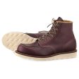 6 Moc Leather Men s Ankle Moc Toe Boots Online Sale